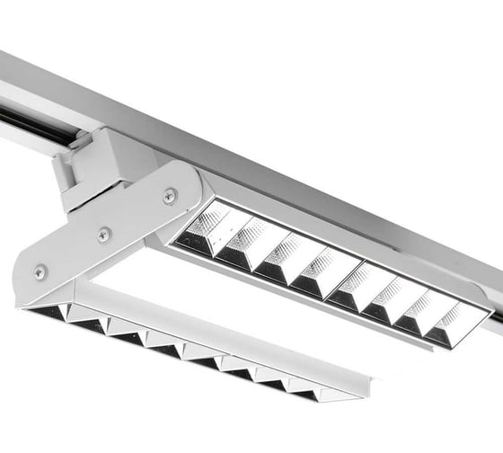 Светильник Jazzway светодиодный трековый PTR 2260R 1F2S 60Вт 4000К IP40 60град./120град./60град. 280мм WH белый 5039612