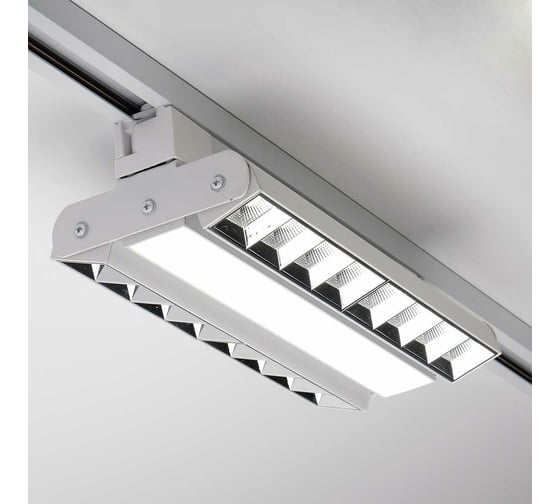 Светильник Jazzway светодиодный трековый PTR 2260R 1F2S 60Вт 4000К IP40 60град./120град./60град. 280мм WH белый 5039612
