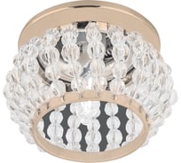 Светильник Gauss Brilliance Кристалл/Золото, Gu5.3 SQ CR048