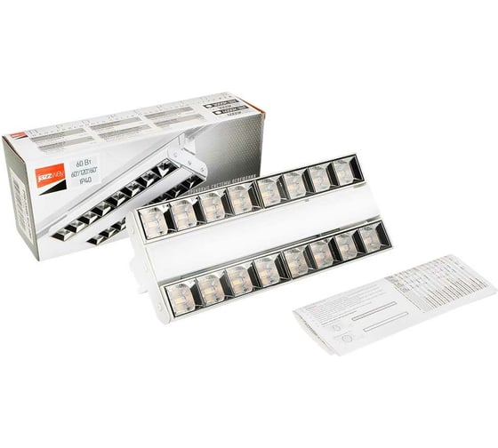 Светильник Jazzway светодиодный трековый PTR 2260R 1F2S 60Вт 3000К IP40 60град./120град./60град. 280мм WH белый 5039575