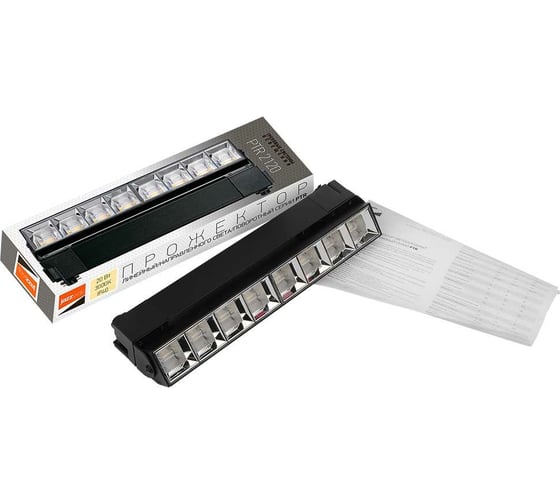 Светильник Jazzway светодиодный трековый PTR 2120R 20Вт 3000К IP40 60град. 270мм BL черный 5035317