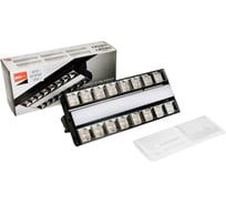 Светильник Jazzway светодиодный трековый PTR 2260R 1F2S 60Вт 3000К IP40 60град./120град./60град. 280мм BL черный 5039551