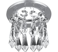 Светильник Gauss Brilliance Кристалл/Хром, Gu5.3 SQ PT003