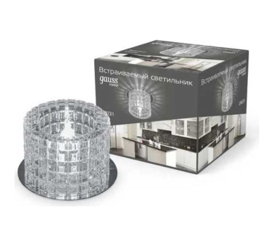 Светильник Gauss Crystal G9 SQ CR031