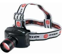 Налобный фонарь Stern Zoom, CREE Q5 LED, 3 Вт, 160 лм, 100 м, 3 режима: 100%-50%-строб, 3хААА Stern 90567