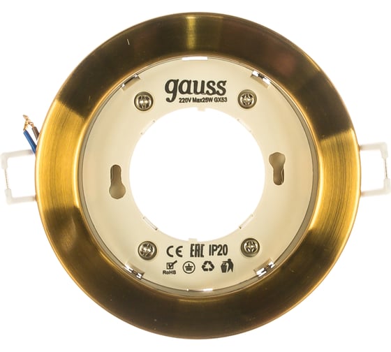 Светильник Gauss Tablet Бронза, GX53 GX008