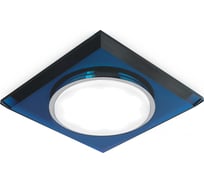 Светильник Gauss Tablet квадрат, кристалл/Синий, GX53 SQ GX206