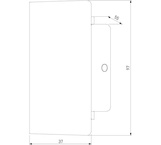 Настенный светодиодный светильник Elektrostandard mini light 35154/d белый a060884