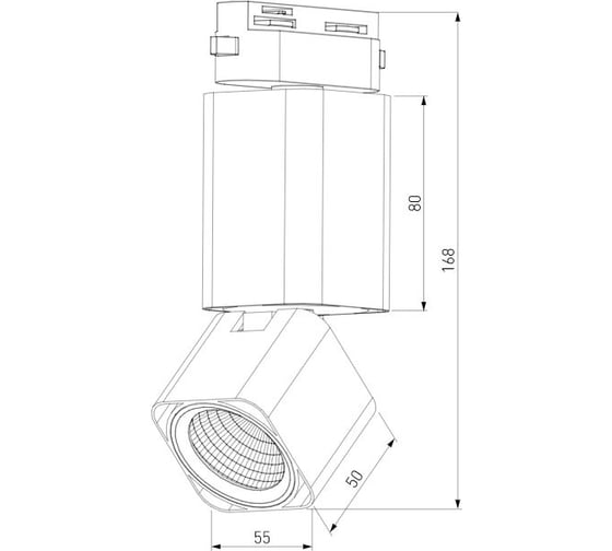 Светодиодный однофазный светильник Elektrostandard cubus 10w 4200k белый матовый a062877