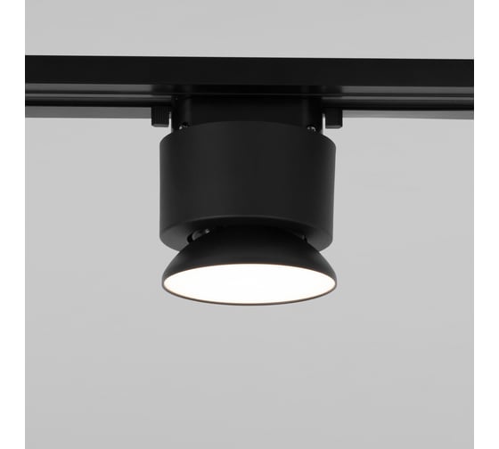 Светодиодный однофазный светильник Elektrostandard smooth 10w 4200k черный матовый a062874