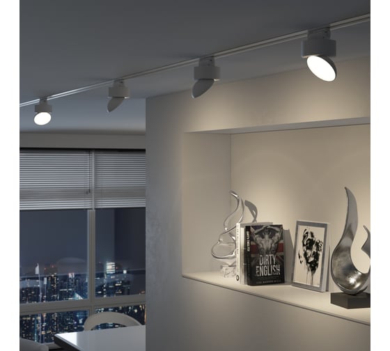 Светодиодный однофазный светильник Elektrostandard smooth 10w 4200k белый матовый a062875