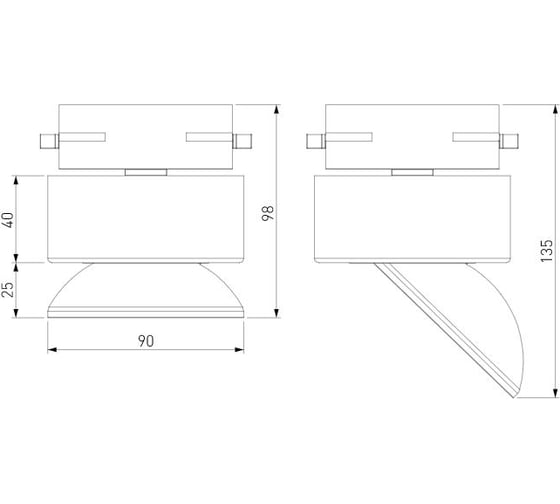 Светодиодный однофазный светильник Elektrostandard smooth 10w 4200k белый матовый a062875