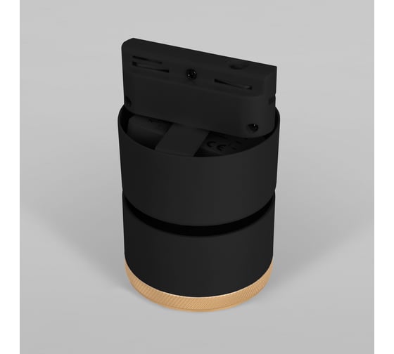 Светодиодный однофазный светильник Elektrostandard impact 10w 4200k черный матовый/золото a062873