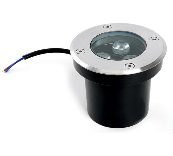 Светодиодный тротуарный светильник (грунтовый) FERON SP2801 ,3LED, 4000К,3W, AC12-24 100xH80mm,вн.диаметр:70mm, IP67 48345