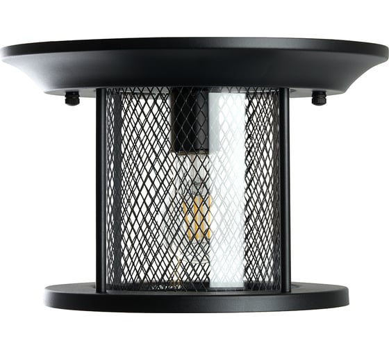 Садово-парковый светильник FERON PL723 на потолок 60W E27 230V, черный 48387