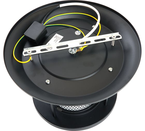 Садово-парковый светильник FERON PL723 на потолок 60W E27 230V, черный 48387