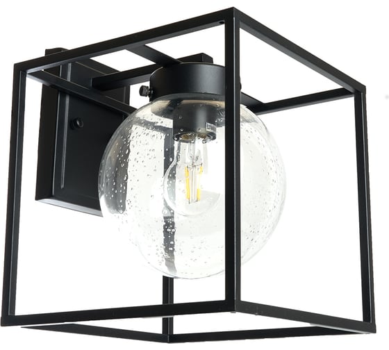 Садово-парковый светильник FERON PL711 на стену вниз 60W E27 230V, черный 48385