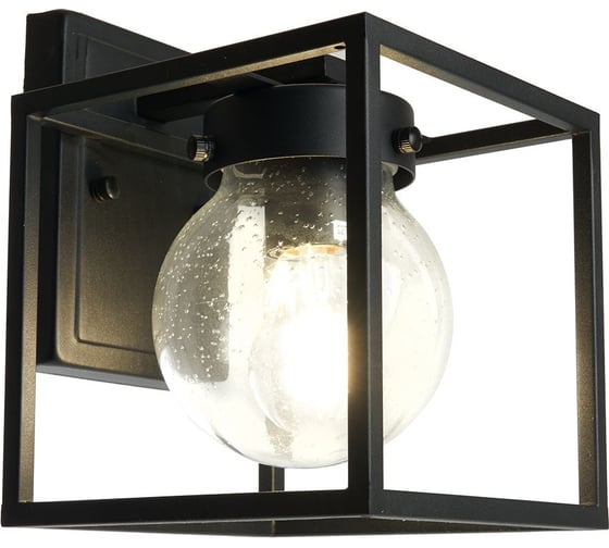 Садово-парковый светильник FERON PL701 на стену вниз 60W E27 230V, черный 48383