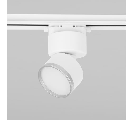 Светодиодный однофазный светильник Elektrostandard impact 10w 4200к белый матовый/серебро a062872