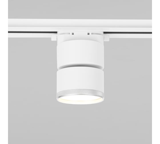Светодиодный однофазный светильник Elektrostandard impact 10w 4200к белый матовый/серебро a062872