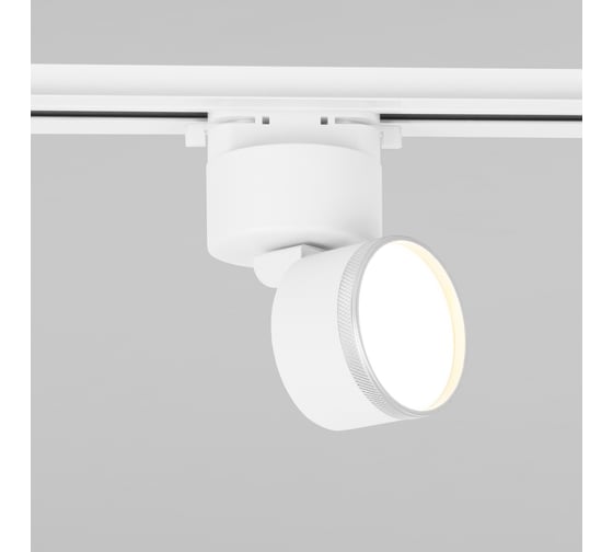Светодиодный однофазный светильник Elektrostandard impact 10w 4200к белый матовый/серебро a062872