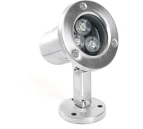 Подводный светодиодный прожектор FERON LL-822 80x80x130mm, 3W, AC24V, RGB, IP68 48467
