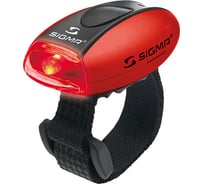 Задний фонарь SIGMA MICRO, 17231 красный, 1 светодиод, 2 режима, батарейки в комплекте H000005042