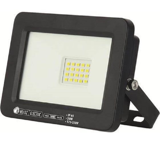Светодиодный прожектор HOROZ ELECTRIC ASLAN-20 068-010-0020 20W Черный 6400K 175-250V HRZ01001151 1