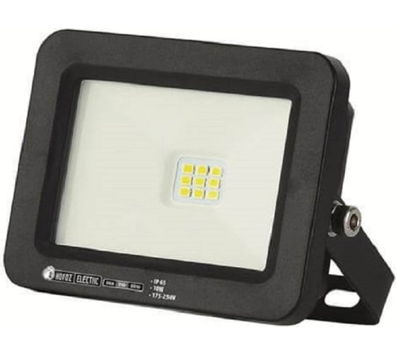 Светодиодный прожектор HOROZ ELECTRIC ASLAN-10 068-010-0010 10W Черный 6400K 175-250V HRZ11100042 1