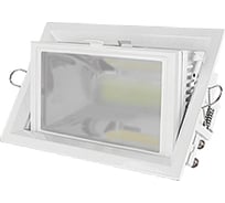 Светодиодный поворотный квадратный светильник 241x154x100мм 30W 4000K 1/6 VARTON Downlight V1-R0-00058-10000-2003040