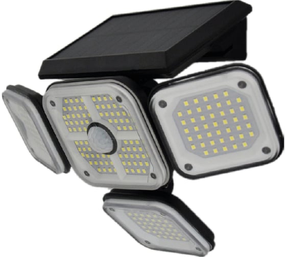 Светодиодный светильник duwi Solar LED PRO на солнечных батареях 3 режима освещения ДУ 50 Вт 6500К 1000Лм IP65 с датчиком движения и фотосенсором черный 24294 3