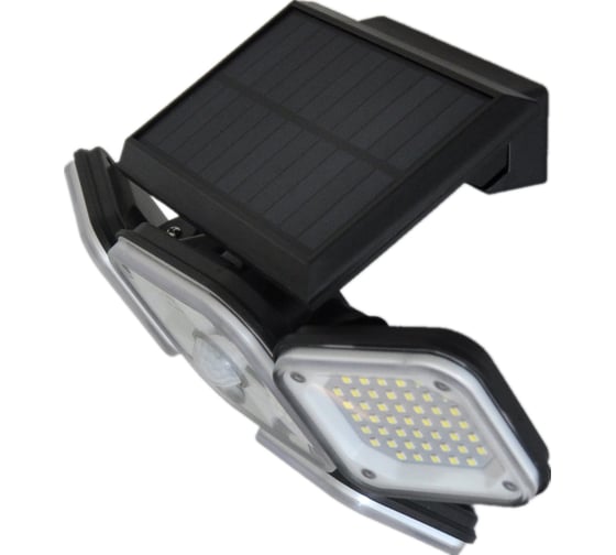 Светодиодный светильник duwi Solar LED PRO на солнечных батареях 3 режима освещения ДУ 50 Вт 6500К 1000Лм IP65 с датчиком движения и фотосенсором черный 24294 3