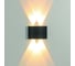 Настенный накладной светильник duwi NUOVO LED 4Вт ABS пластик 3000К IP54 черный 4 луча 24770 2 2