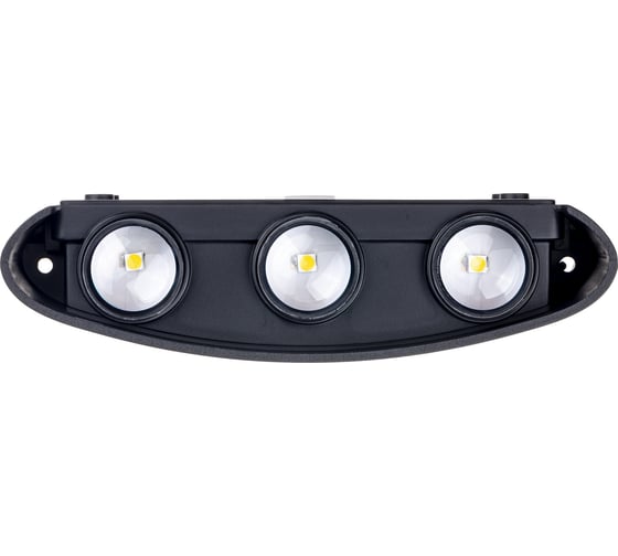 Настенный накладной светильник duwi NUOVO LED 6Вт ABS пластик 3000К IP54 черный 6 лучей 24771 9