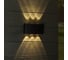 Настенный накладной светильник duwi NUOVO LED 6Вт ABS пластик 3000К IP54 черный 6 лучей 24771 9 9