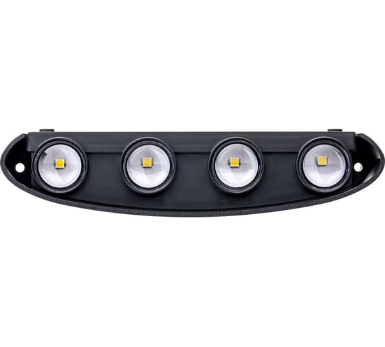 Настенный накладной светильник duwi NUOVO LED 8Вт ABS пластик 3000К IP54 черный 8 лучей 24772 6