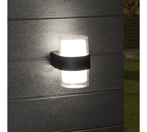 Настенный накладной светильник duwi NUOVO LED 6Вт ABS пластик 4200К IP 54 черный 24779 5
