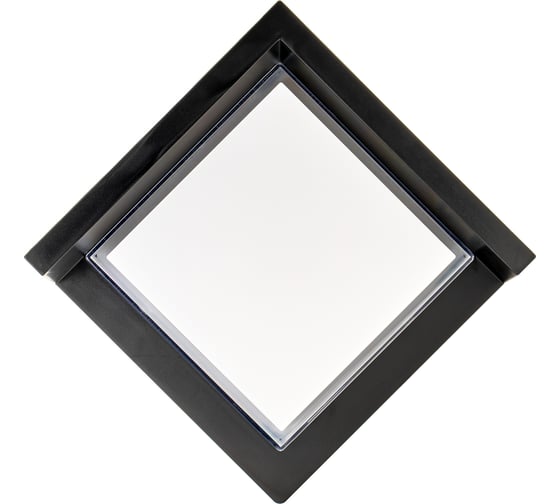 Настенный накладной светильник duwi NUOVO LED 6Вт ABS пластик 3000К IP 54 черный 24782 5