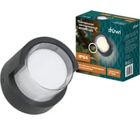 Настенный накладной светильник duwi NUOVO LED 6Вт ABS пластик 4200К IP 54 черный 24785 6