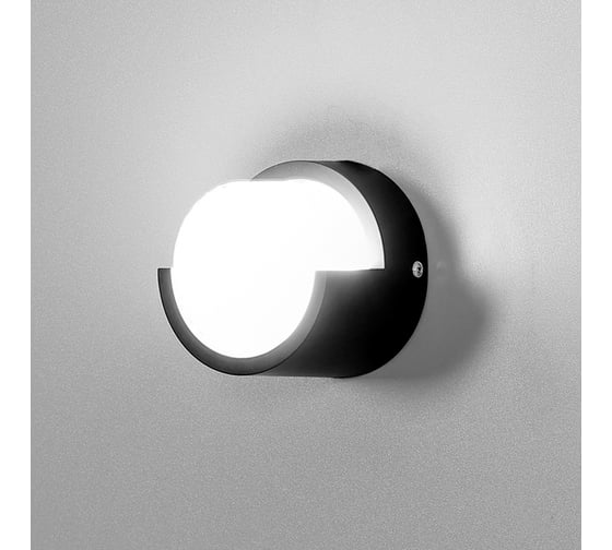 Настенный накладной светильник duwi NUOVO LED 6Вт ABS пластик 4200К IP 54 черный 24785 6