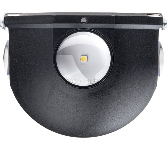 Настенный накладной светильник duwi NUOVO LED 4Вт ABS пластик 3000К IP 54 черный 4 луча 24790 0