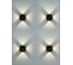 Настенный накладной светильник duwi NUOVO LED 4Вт ABS пластик 3000К IP 54 черный 4 луча 24790 0 13