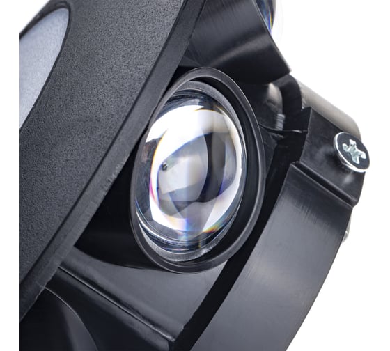 Настенный накладной светильник duwi NUOVO LED 8Вт ABS пластик 3000К IP 54 черный 6 лучей 24792 4