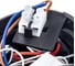 Настенный накладной светильник duwi NUOVO LED 8Вт ABS пластик 3000К IP 54 черный 6 лучей 24792 4 9