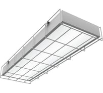 Спортивный накладной светодиодный светильник с защитной сеткой 595x200x50мм 18 ВТ 4000К VARTON V1-E0-00067-20000-2001840