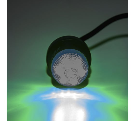 Диодная стробоскопическая лампа ELF 7led, 220в, зеленая ELF-Strobe green
