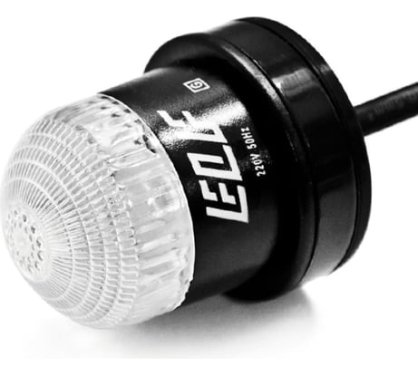 Стробоскопическая диодная лампа ELF 7led, 220в, красная ELF-Strobe red