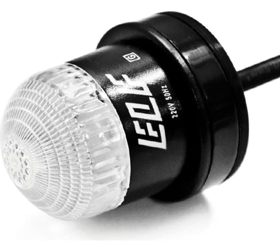 Стробоскопическая диодная лампа ELF 7led, 220в, красная ELF-Strobe red 1