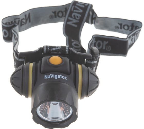 Налобный фонарь Navigator NPT-H07-3AAA 1LEDx3Вт, 3 режима, блистер 94914