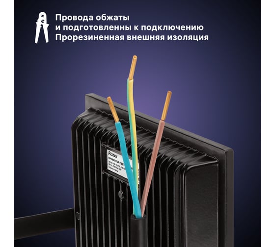 Светодиодный прожектор RITTER Profi гарантия 5 лет 100лм/Вт 70 Вт 2700К 53429 1